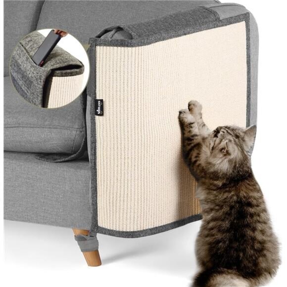 Cat Scratch Furniture Protector from Cat Scratching Couch Arm Sofa Corner - Picture 1 of 7